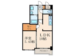 Studie小倉離宮の物件間取画像